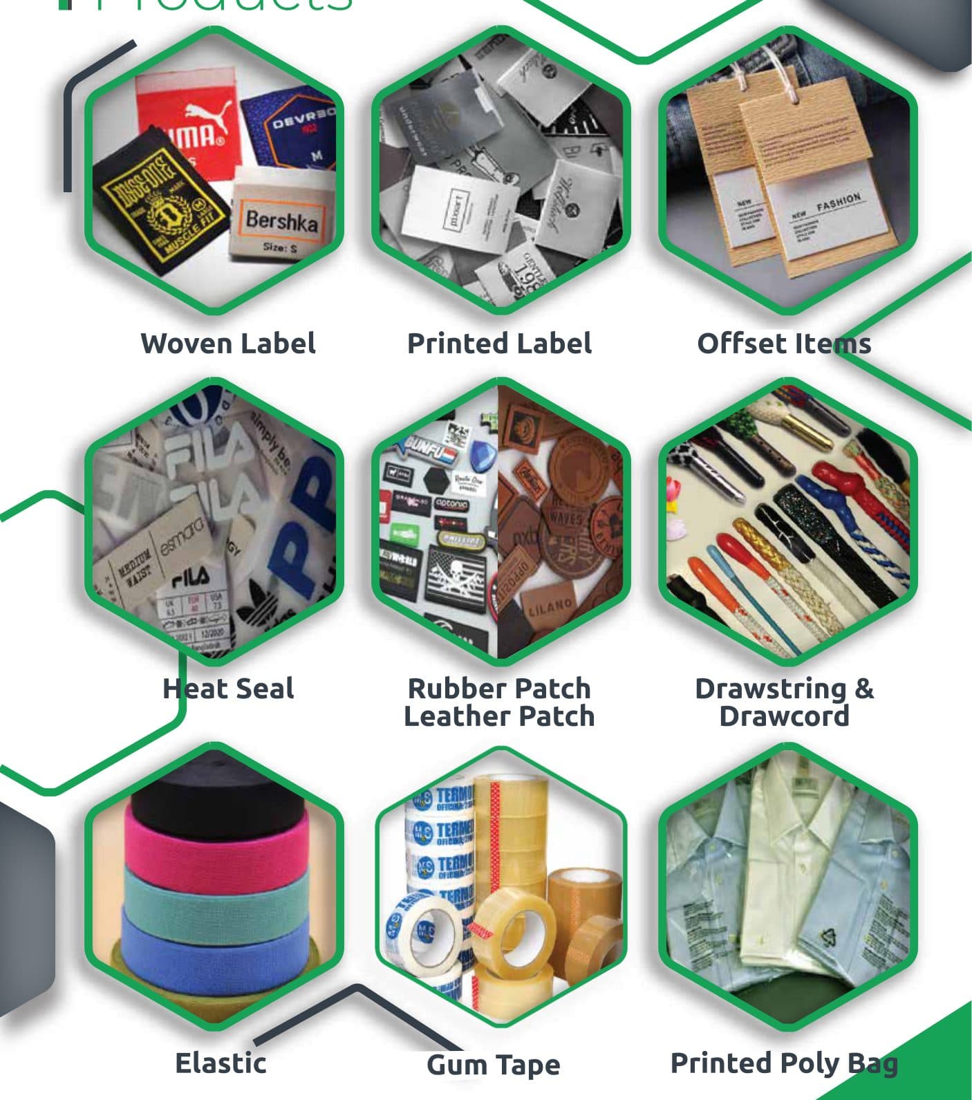 Key Product Range