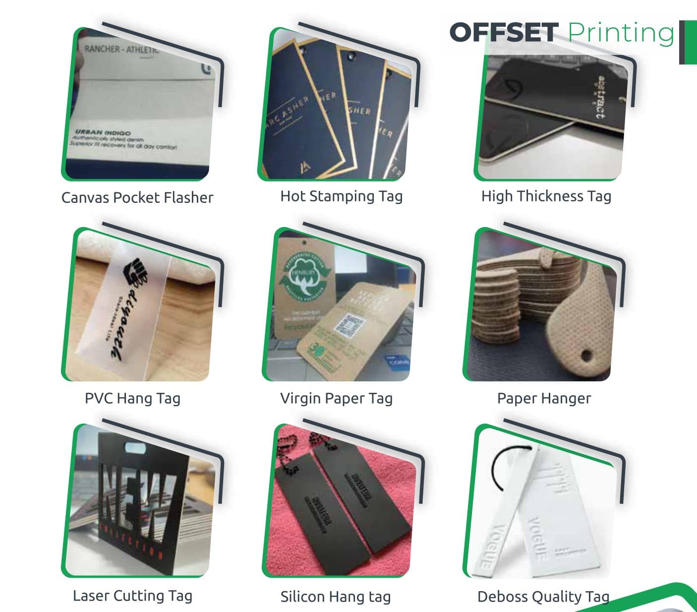 Offset Printed Tags