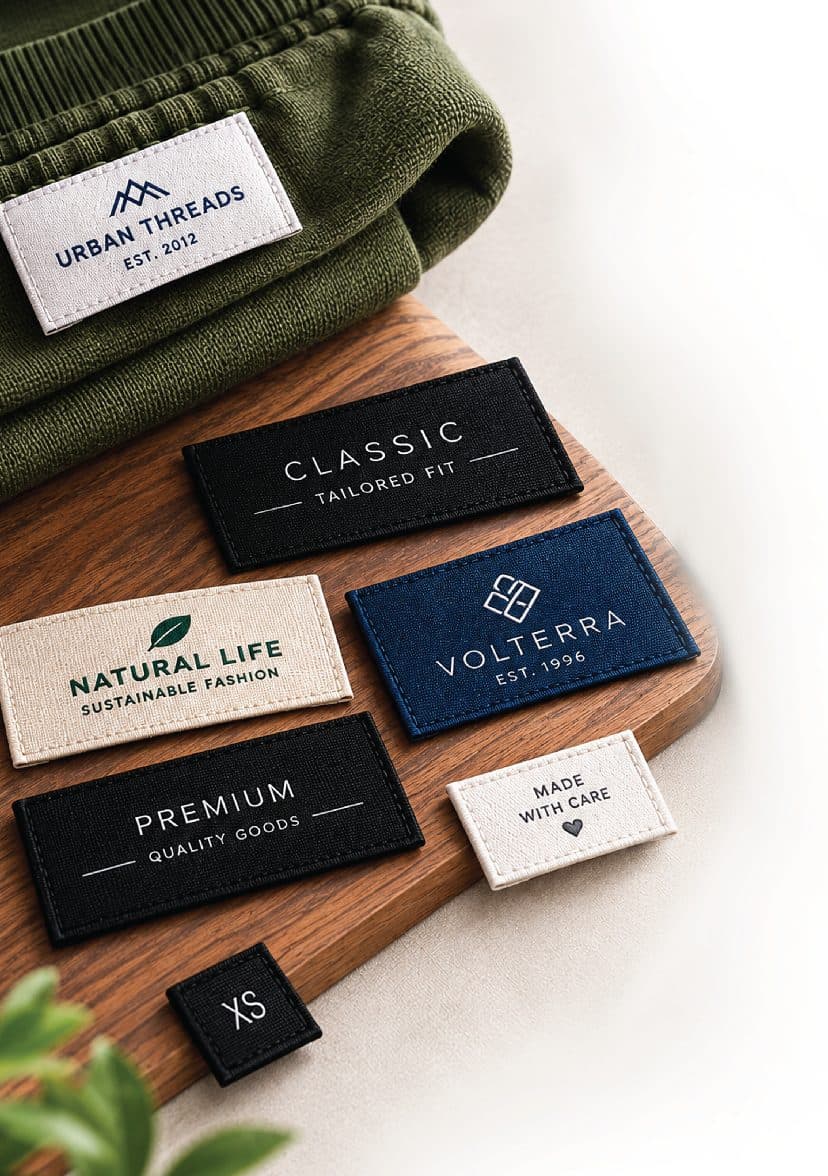 Premium woven labels